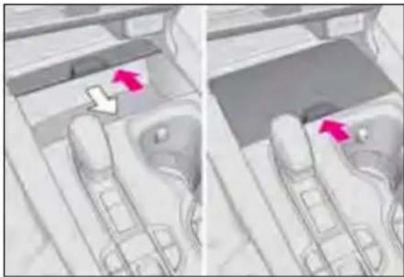 LEXUS RX 350h (2022) - Compartimentul de depozitare din consolă - 1