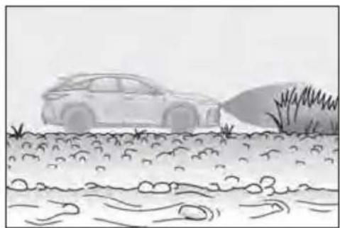 LEXUS RX 350h (2022) - Dacă apare mesajul „Parking Assist Unavailable Sensor Blocked" (Functie de asistență la parcare indisponibilă. Senzor blocat.) pe afișajul multi-informational - 4