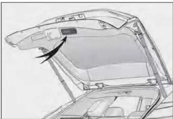LEXUS RX 350h (2022) - Închiderea hayonului acționat electric prin intermediul mânerului acestuia - 1