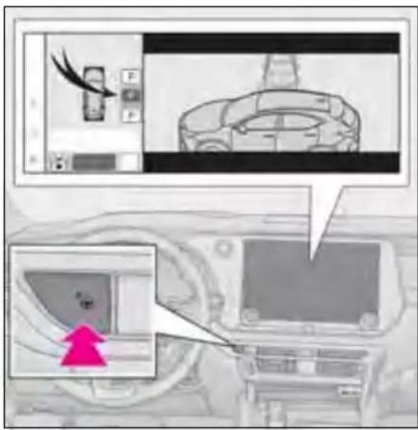 LEXUS RX 350h (2022) - Parcarea cu ajutorul funcției de parcare perpendiculară (spre înainte/înapoi) - 3