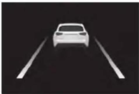 LEXUS RX 350h (2022) - ■ Funcția de avertizare după încheierea asistenței la decelerare în caz de vehicule aflate în față - 1