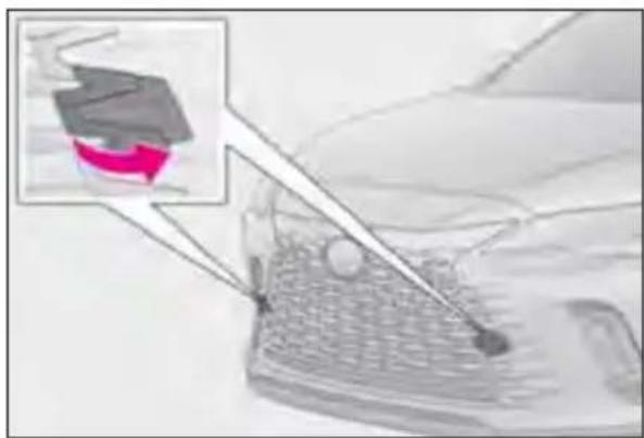 LEXUS RX 350h (2022) - Procedura pentru tractarea de urgență - 1