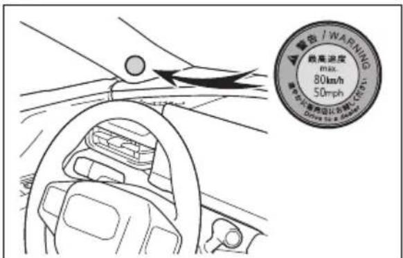 ▲警告 | WARNING max. 80km/h 50mph 请在100度两轮车前关闭 Drive to a Sensor