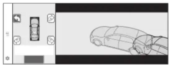 TOYOTA RAV4 Plug-in Hybrid (2026) - Părăsireaunuilocdeparcarecuajutorul funcțieideieșireperpendiculară (înainte/înapoi) - 1