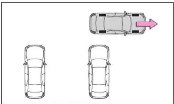 TOYOTA RAV4 Plug-in Hybrid (2026) - Părăsireaunuilocdeparcarecuajutorul funcțieideieșireperpendiculară (înainte/înapoi) - 3