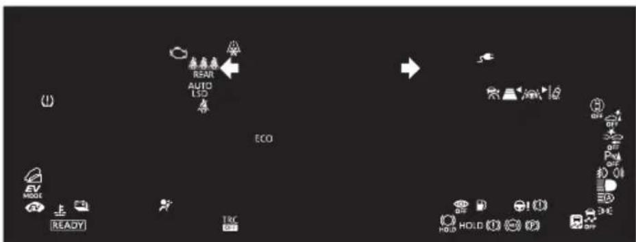 REAR AUTO LSD ECO HOLD (1) (2) (3)
