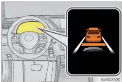 LEXUS GS 300h (2015) - Avertizarea la apropiere (modul de control al distantei dintre autovehicule) - 1