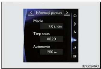 Informati parcurs Medie 7.0 L/100k Timp scurs 00:20 Autonomie 200 km II2IGS24IRO