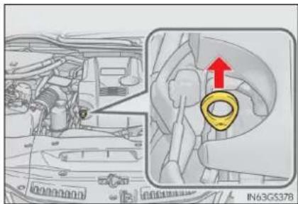 LEXUS GS 300h (2015) - ■ Verificarea uleiului de motor - 2