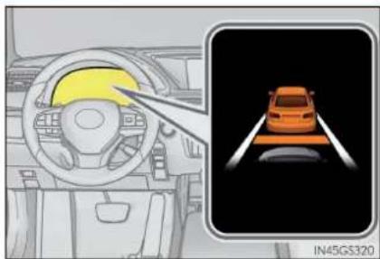 LEXUS GS 300h (2015) - Avertizarea la apropiere (modul de control al distantei dintre autovehicule) - 1