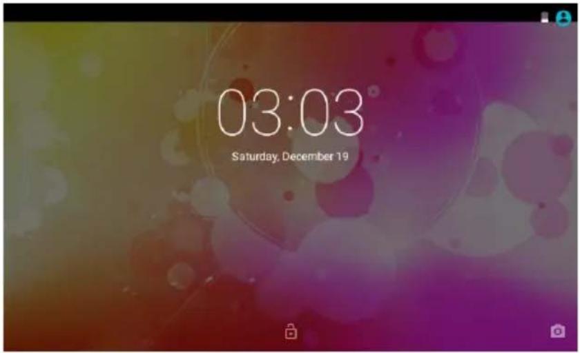DENVER TAQ-90033K - Unlocking the Screen - 1
