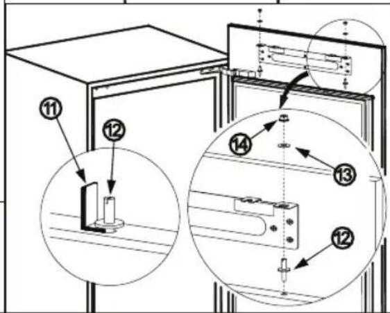 PRIVILEG PRC 871 A+ - Installationsanleitungen für Produkte mit Hettich-Scharnieren - 7
