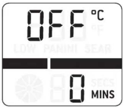 OFF °C LDW PANINI SEAR 0 MINS