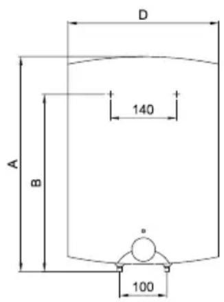 D 140 A B 100