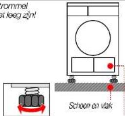 rommel en leeg zijn! Schoen en vlak