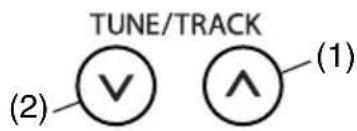 TUNE/TRACK (2) ▼ (1)