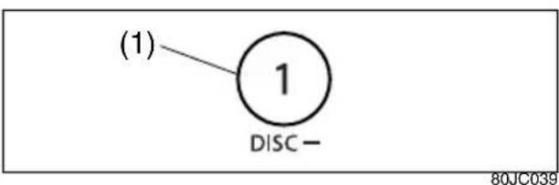 (1) 1 DISC- 80JC039