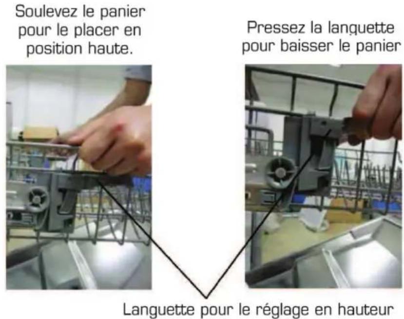 Essentiel B ELVS 472 - Ajuster le panier supérieur - 1