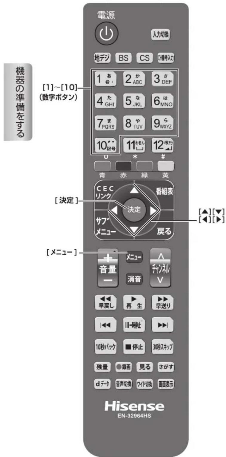HISENSE HJ32K3121 - かんたん設定をする - 1