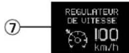 RENAULT Laguna (2003) - REGULÁTOR - OBMEDZOVAČ RÝCHLOSTI: funkcia regulátora rýchlosti (pokračovanie) - 4