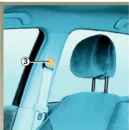 RENAULT Laguna (2003) - BEZPEČNOSTNÉ PÁSY (pokračovanie) - 1