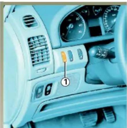 RENAULT Laguna (2003) - REGULÁTOR - OBMEDZOVAČ RÝCHLOSTI: funkcia obmedzovača rýchlosti (pokračovanie) - 1
