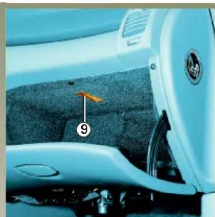 RENAULT Laguna (2003) - VNÚTORNÉ OSVETLENIE: výmena žiaroviek (pokračovanie) - 1