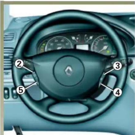 RENAULT Laguna (2003) - REGULÁTOR - OBMEDZOVAČ RÝCHLOSTI: funkcia obmedzovača rýchlosti - 2