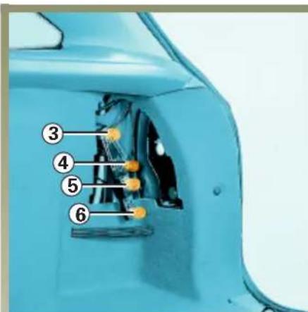 RENAULT Laguna (2003) - KONCOVÉ SVETLÁ: výmena žiaroviek - 3