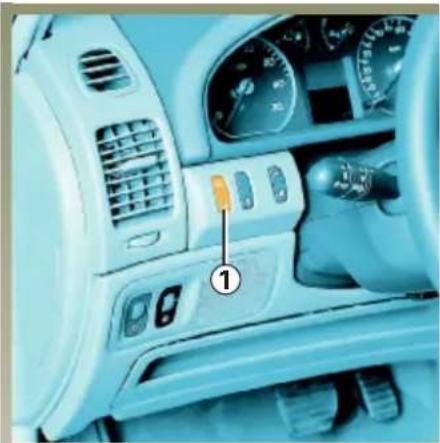 RENAULT Laguna (2003) - REGULÁTOR - OBMEDZOVAČ RÝCHLOSTI: funkcia obmedzovača rýchlosti - 1