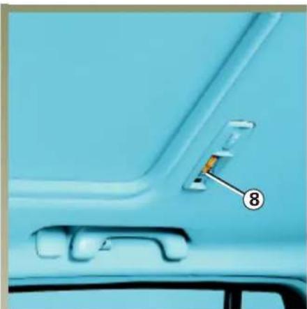 RENAULT Laguna (2003) - VNÚTORNÉ OSVETLENIE: výmena žiaroviek (pokračovanie) - 2