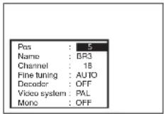 PANASONIC NV-HS880EC - Manual Tuning - 3