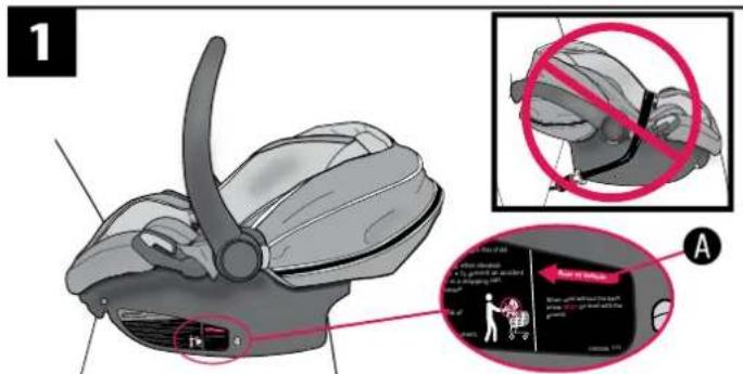 Evenflo Serenade - Installing the Carrier without the Convenience Base - 1