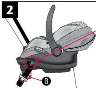 Evenflo Serenade - Placing the Carrier in the Base - 3
