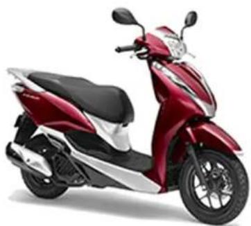 Honda Lead 125 (2018) - カラー写真とカラーラベルのご利用方法 - 5