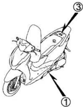 Honda Lead 125 (2018) - 部品の記載ブロックと打刻号機の確認 - 3