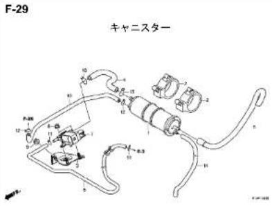 Honda Lead 125 (2018) - フューエルホース/チューブとビニールチューブ、および一般用チューブの使用について - 43
