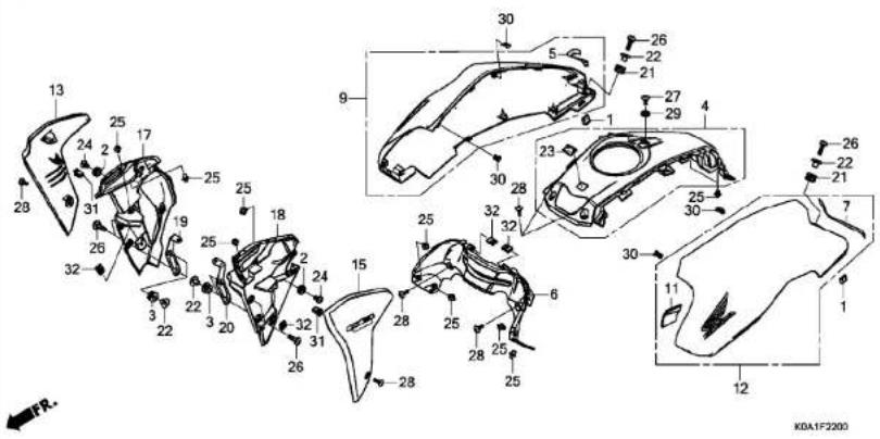 Honda CB250R (2019) - フューエルホース/チューブとビニールチューブ、および一般用チューブの使用について - 139