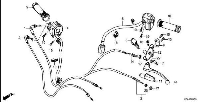 Honda CB250R (2019) - フューエルホース/チューブとビニールチューブ、および一般用チューブの使用について - 100