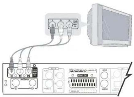 Magnum DVDHDD2005 - Raccordement aux prises COMPONENT VIDEO OUT - 1