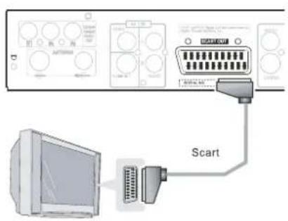 Magnum DVDHDD2005 - Raccordement à la prise Péritel - 1