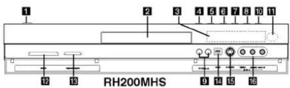 1 2 3 4 5 6 7 8 10 11 12 13 RH200MHS 9 14 15 16