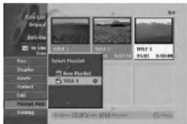 LG RH7521CP2L - Pridanie dodatočného titulu / kapitol do Zoznamu na prehrávanie -RWvr - 2
