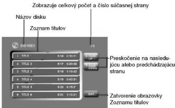 LG RC7323NP1L - Vymazanie titulu Video - 2