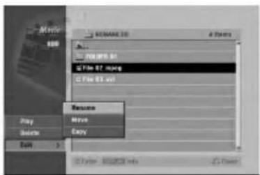 LG RH7823NP1L - Možnosti menu filmu - 1