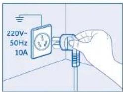 220V~ 50Hz 10A