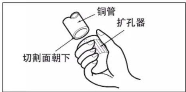 铜管 扩孔器 切割面朝下