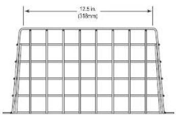 12.5 in (318mm)