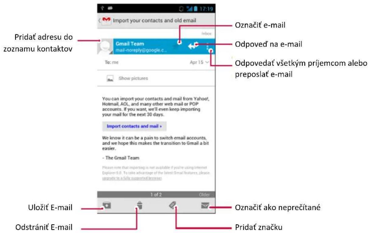 Pridat' adresu do zoznamu kontaktov Import your contacts and old email Označit' e-mail Gmail Team mail-noreply@google.c... Inbox Odpoved' na e-mail Odpovedat' všetkým príjemcom alebo preposlať e-mail Show pictures You can import your contacts and mail from Yahooť, Hotmail, AOL, and many other web mail or POP accounts. If you want, we'll even keep importing your mail for the next 30 days. Import contacts and mail > We know it can be a pain to switch email accounts, and we hope this makes the transition to Gmail a bit easier. - The Gmail Team Please note that importing is not available if you're using Internet Explorer 9.0. To take advantage of the latest Gmail features, please upgrade to a fully supported browser Uložit' E-mail Odstránit' E-mail 1 of 2 Older Označit' ako neprečítané Pridat' značku
