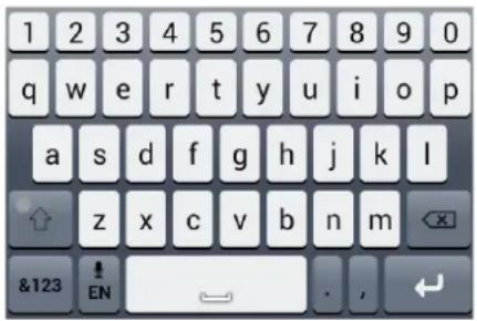 1 2 3 4 5 6 7 8 9 0 q w e r t y u i o p a s d f g h j k l z x c v b n m &123 EN